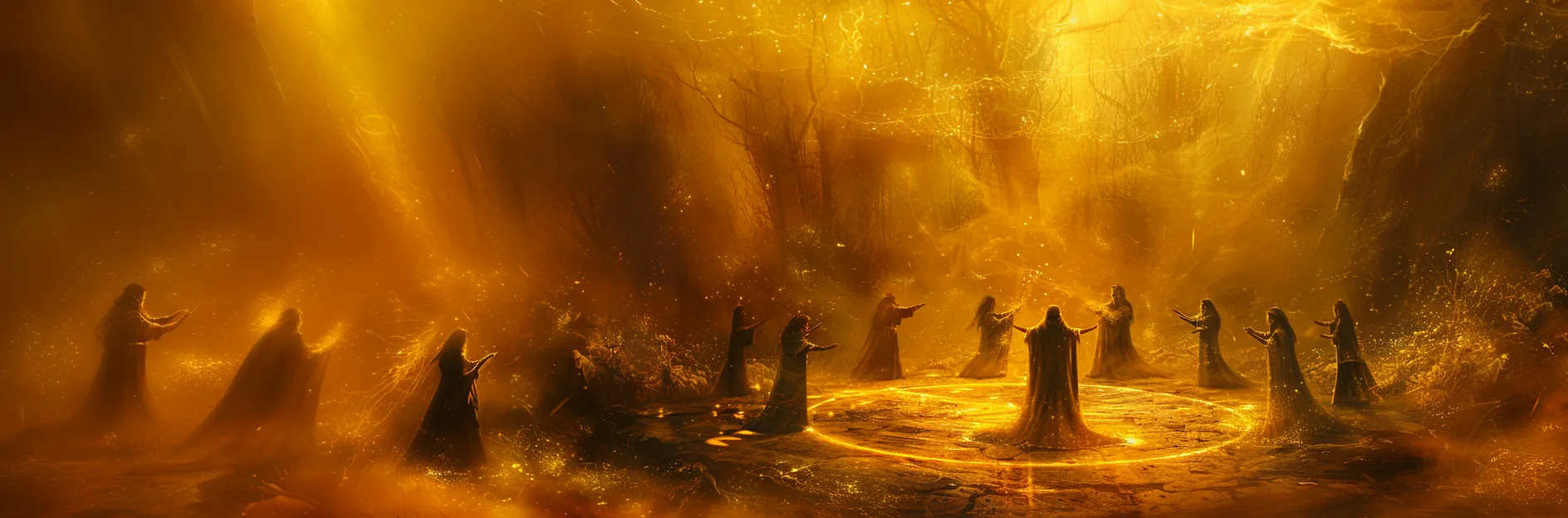 Sfeerbeeld van een beoefenaar van Ritualist